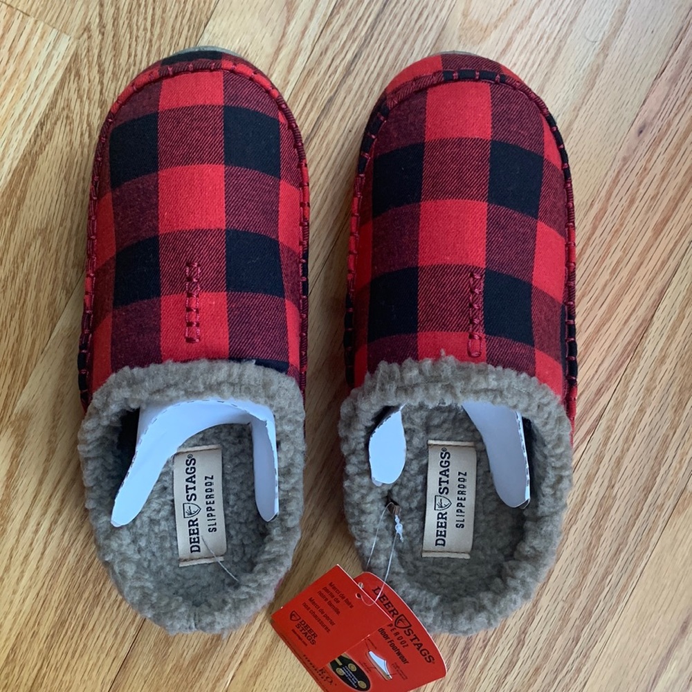 NWT Men’s Slippers. Deer Stags. Size 10